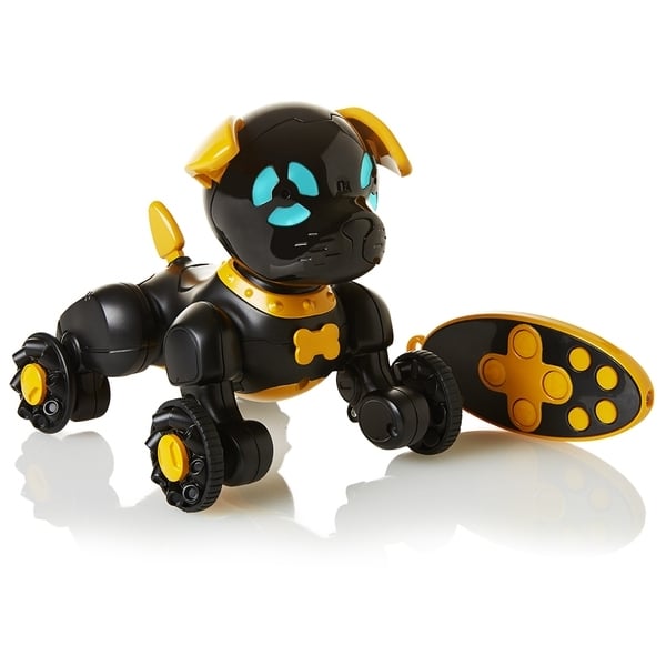 Интерактивная игрушка WowWee маленький щенок Чип, черный с желтым (W2804/3819) - фото 3