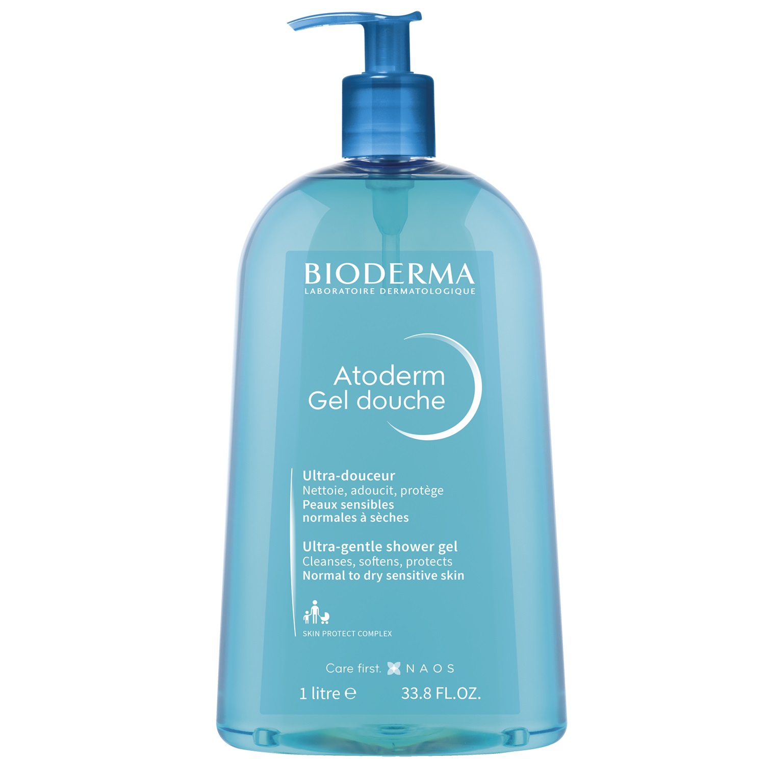 Очищающий гель для душа Bioderma Atoderm, 1 л (028119В) - фото 1
