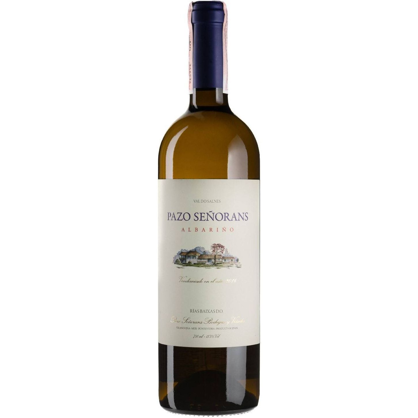 Вино Pazo de Senorans Albarino, біле, сухе, 0,75 л - фото 1