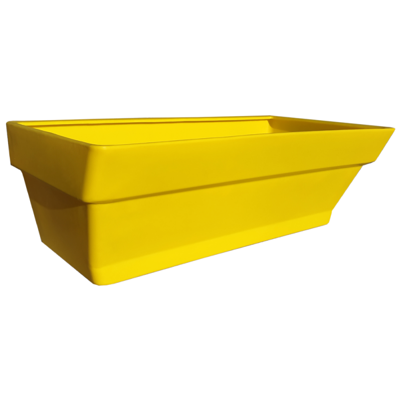 Грядка пластикова Укрхимпласт, 210 л, жовта (10648) - фото 1