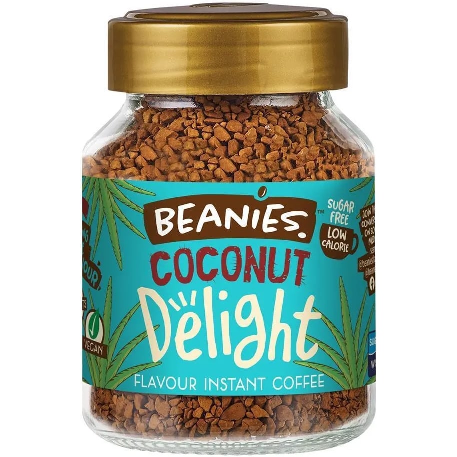 Кофе растворимый Beanies Coconut Delight Flavour Instant Coffee 50 г - фото 1