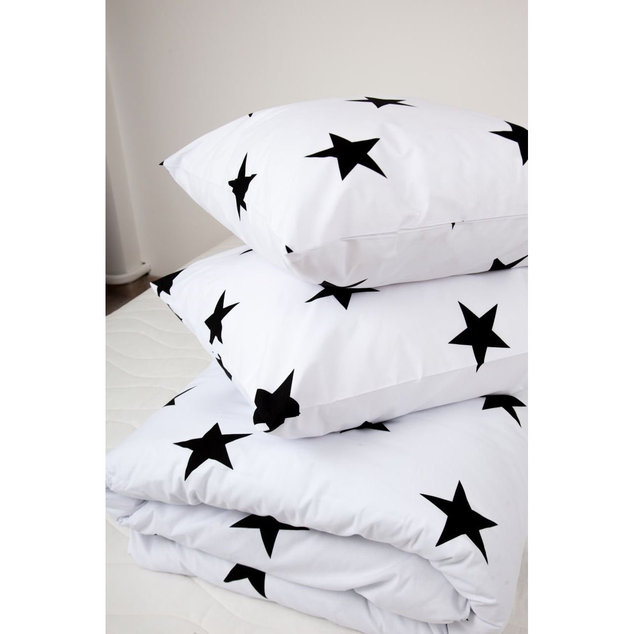 Комплект постельного белья ТЕП Happy Sleep Duo Morning Star полуторный белый с черным (2-04008_26624) - фото 3