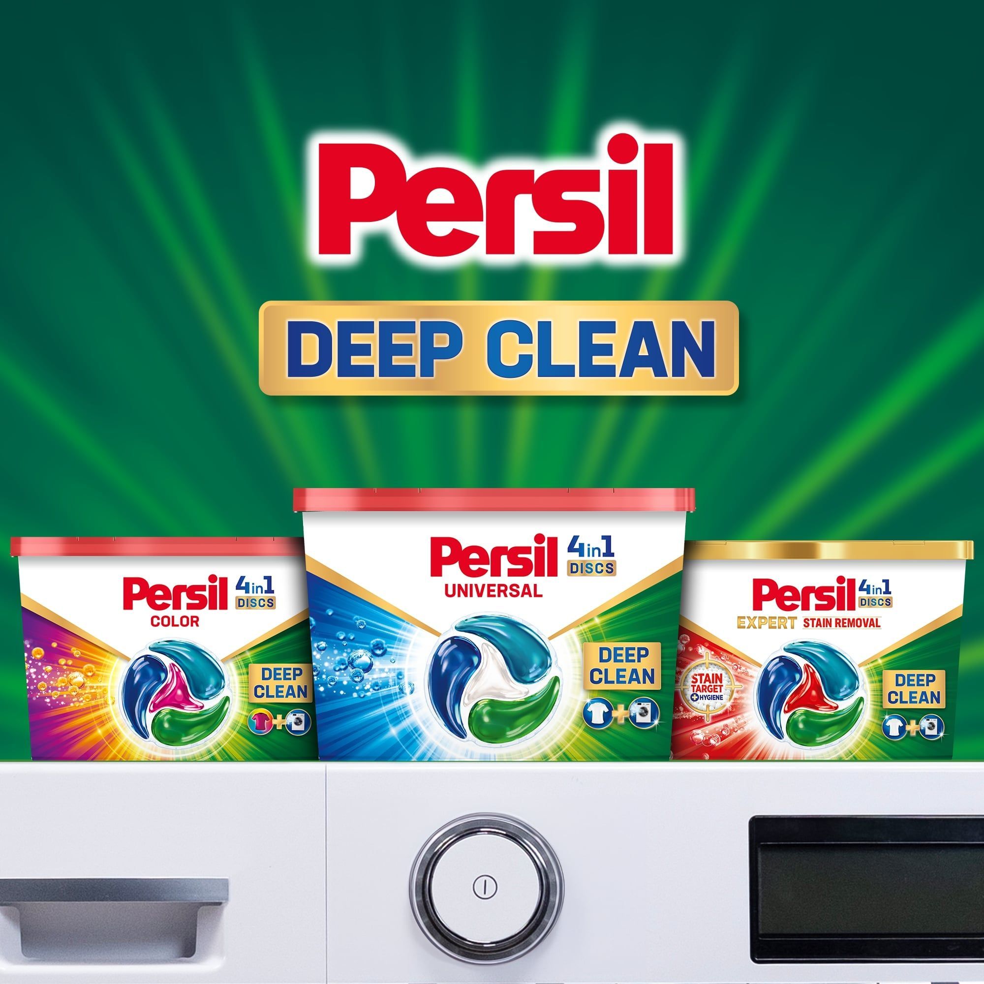 Диски для прання Persil Deep Cleen Universal 4 in 1 Discs 54 шт. - фото 6