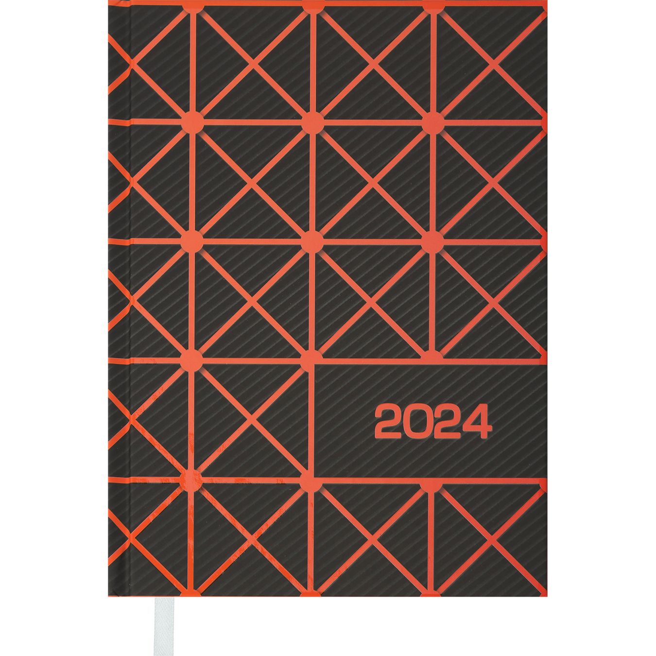 Щоденник датований Buromax Linea 2024 A5 помаранчевий (BM.2151-11) - фото 1