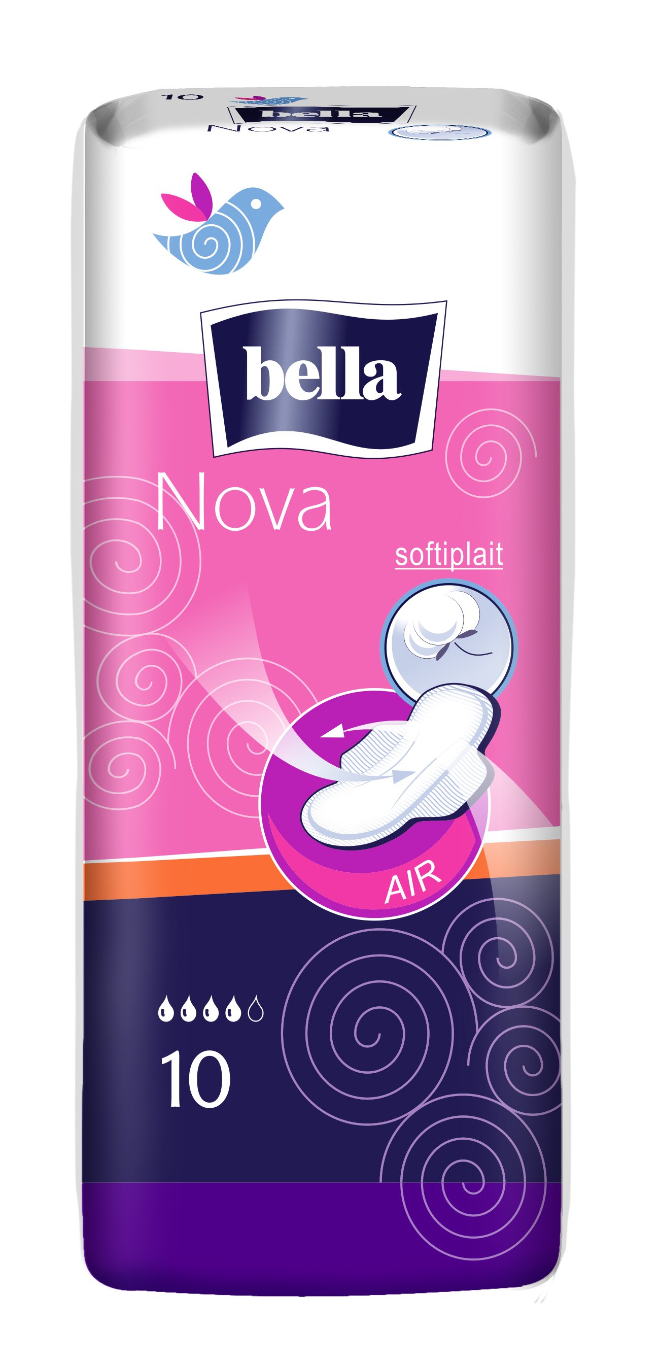 Гігієнічні прокладки Bella Nova, 10 шт (BE-012-RW10-075) - фото 1