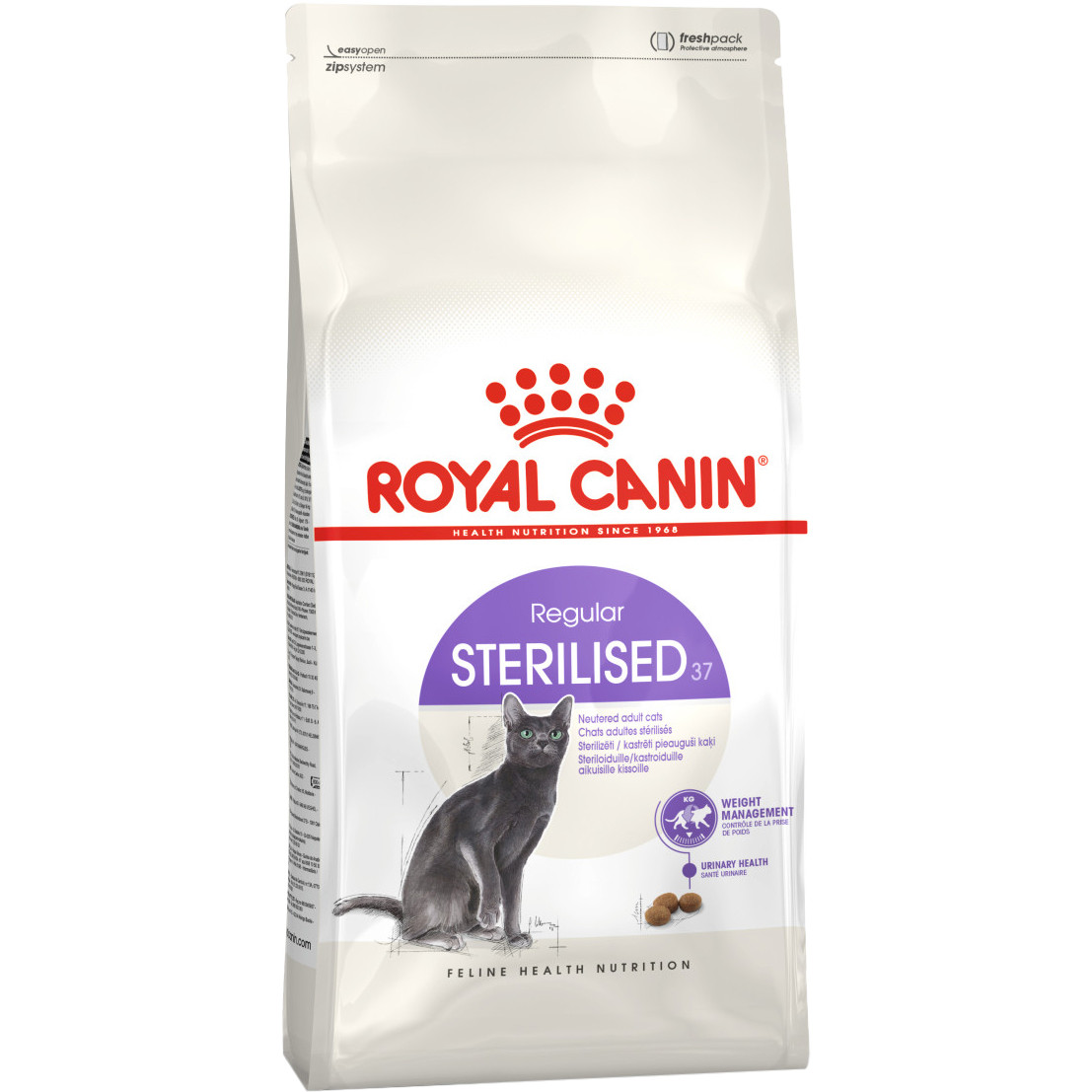 Сухий корм для дорослих стерилізованих кішок та кастрованих котів Royal Canin Sterilised, 4 кг - фото 1