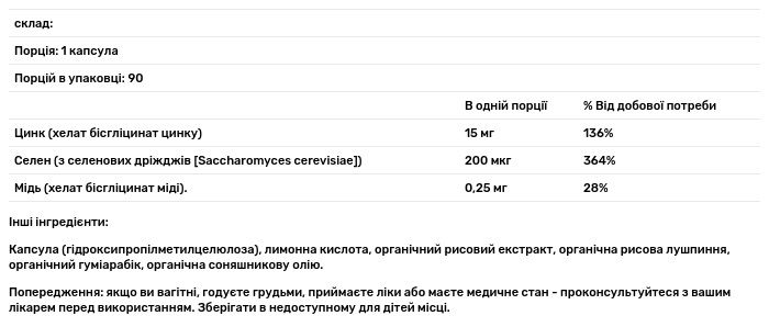 Минеральный комплекс Dr. Mercola Цинк+Селен 90 капсул - фото 3