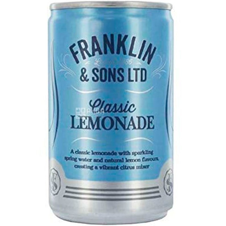 Напій газований Franklin & Sons Лимонад Original, 0,15 л - фото 1