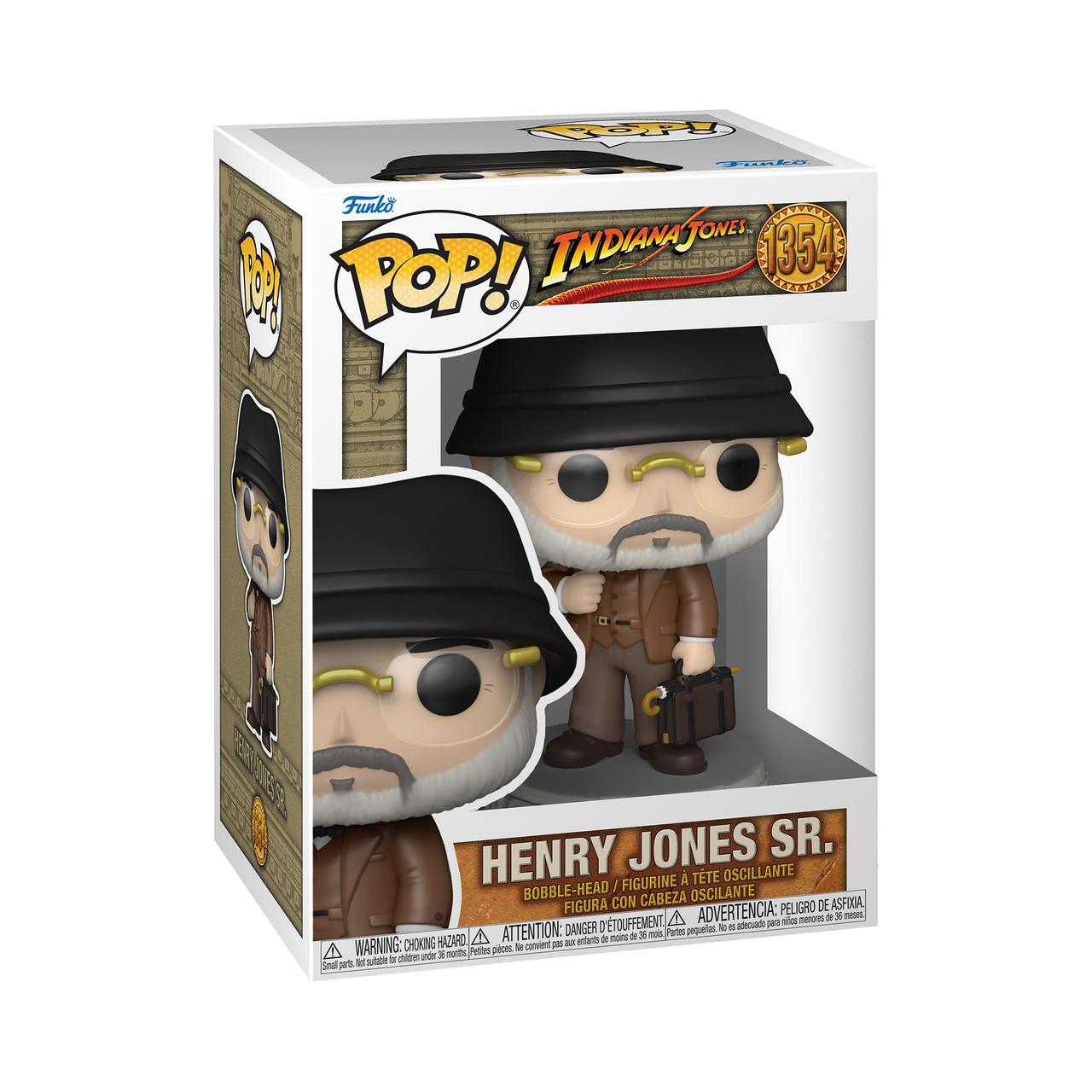Фигурка Funko Pop Фанко Поп Indiana Jones Henry Jones Sr Индиана Джонс Генри Джонс Старший 10 см FP A MQ 1324 - фото 3