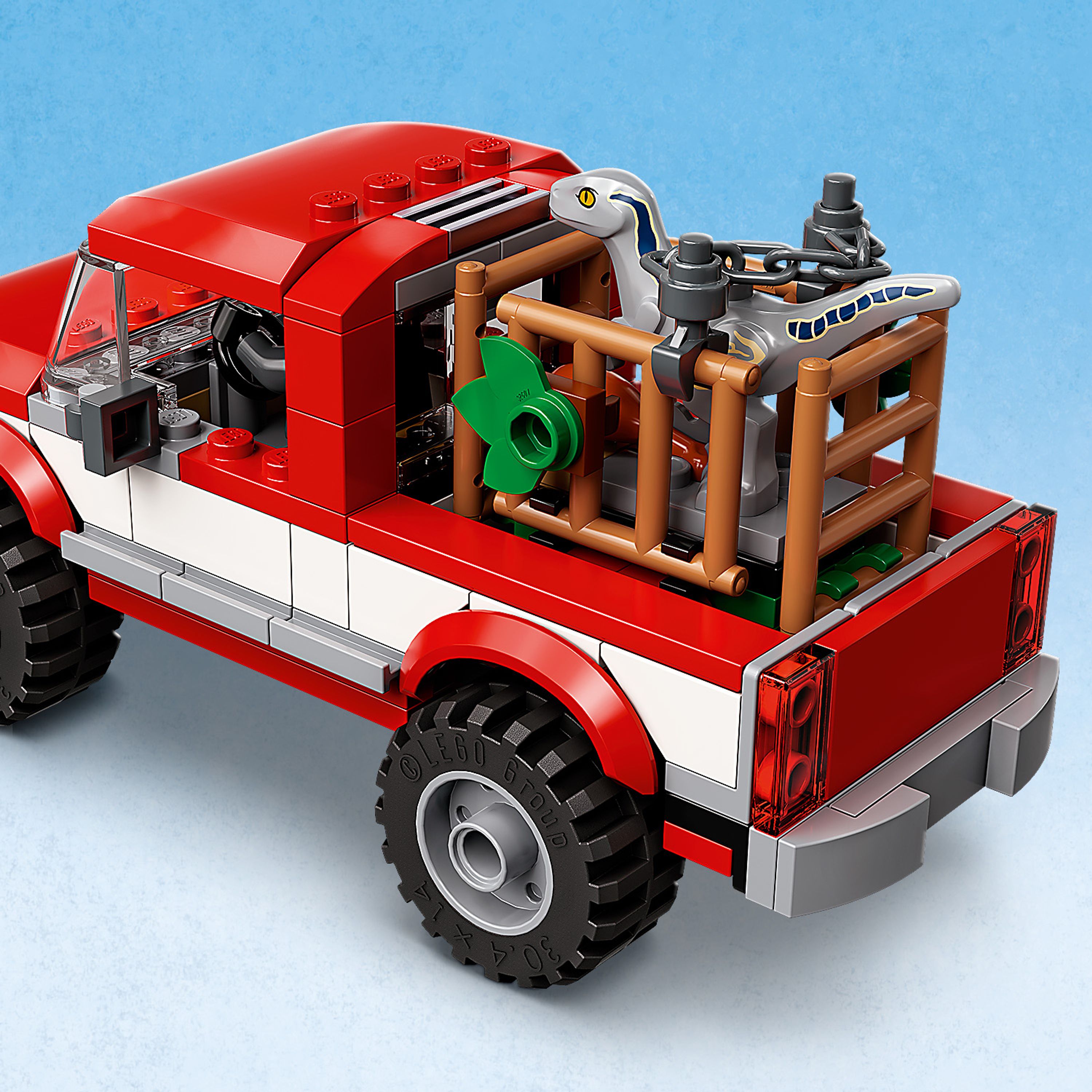 Конструктор LEGO Jurassic World Захват синего и бета-велоцираптора, 181 деталей (76946) - фото 5