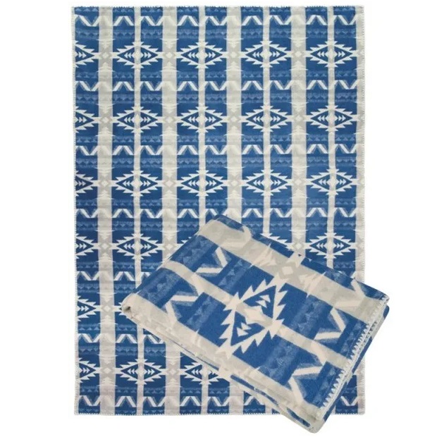 Одеяло хлопковое Ярослав, 205х140 см, синий (39368_диз. 3) - фото 1