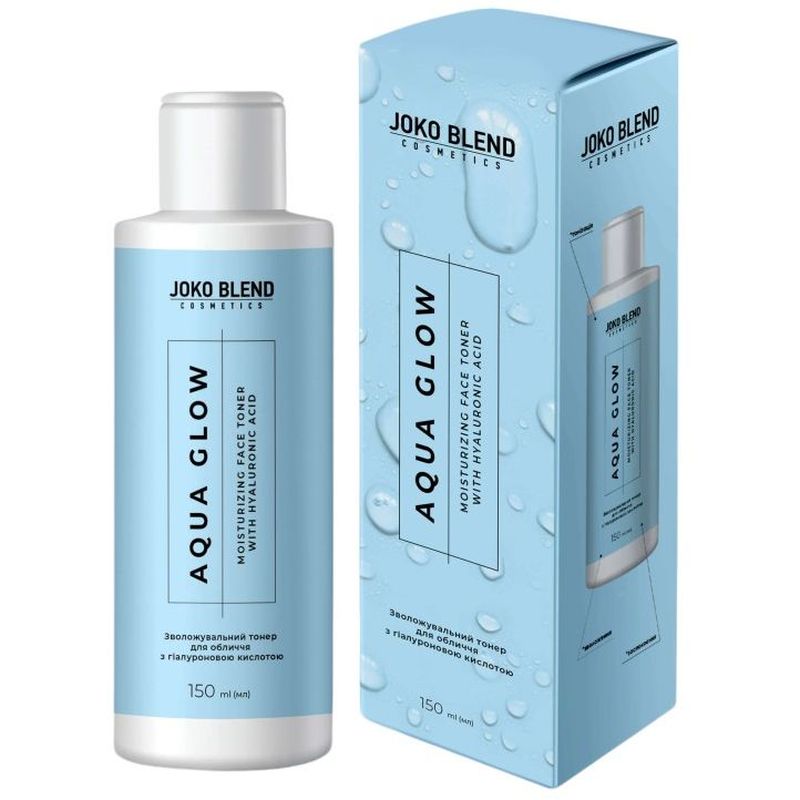 Тонер для лица Joko Blend Aqua Glow увлажняющий с гиалуроном 150 мл - фото 1