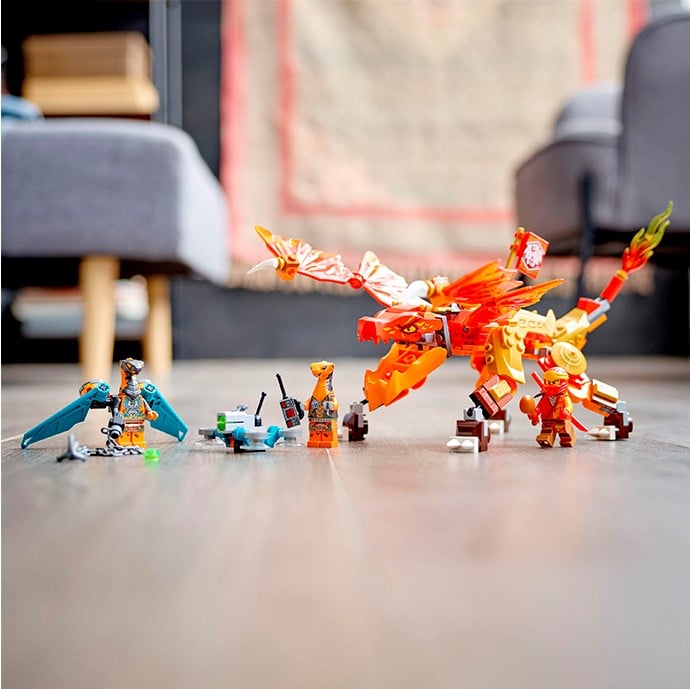 Конструктор LEGO Ninjago Вогненний дракон ЕВО Кая, 204 деталей (71762) - фото 11