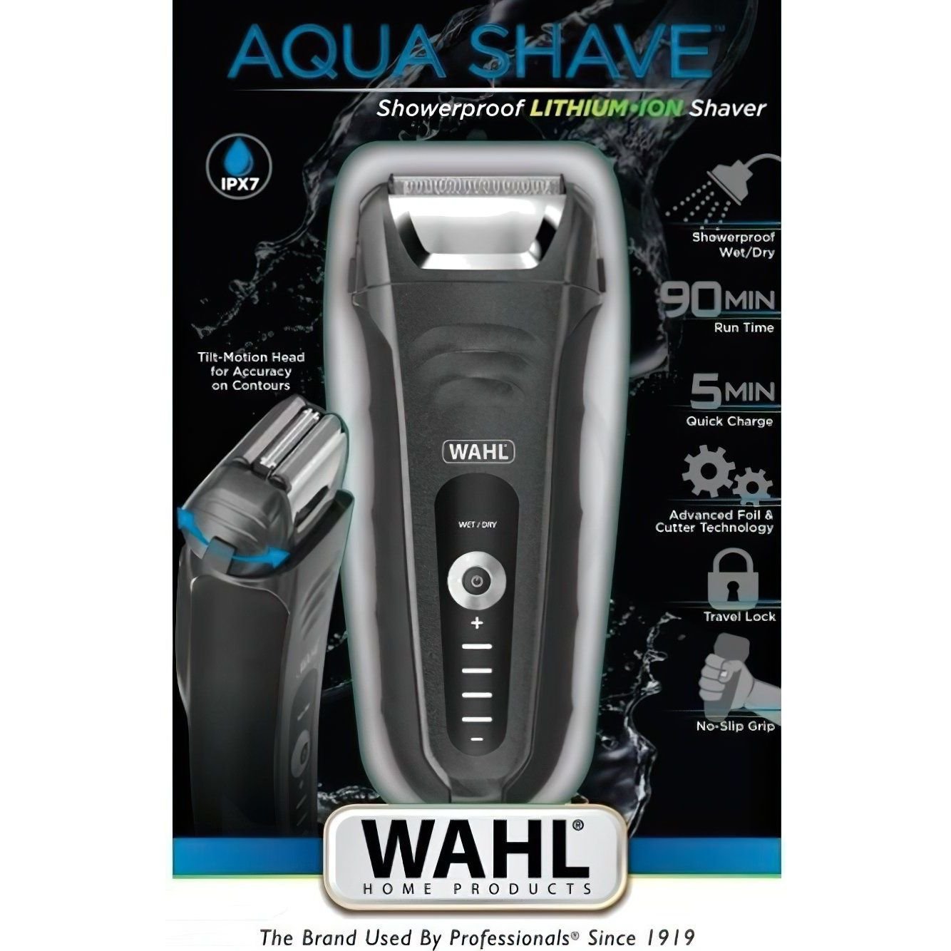Электробритва Wahl Aqua Shave 07061-916 черная - фото 3
