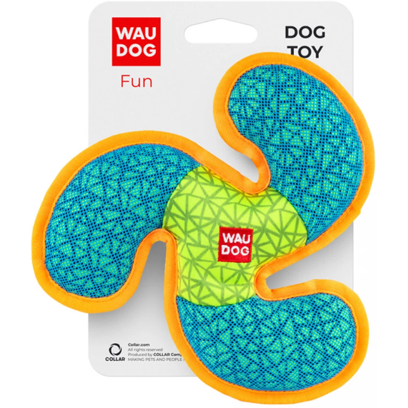 Игрушка для собак Waudog Fun, пропеллер, 21х21см, голубой (62062) - фото 1