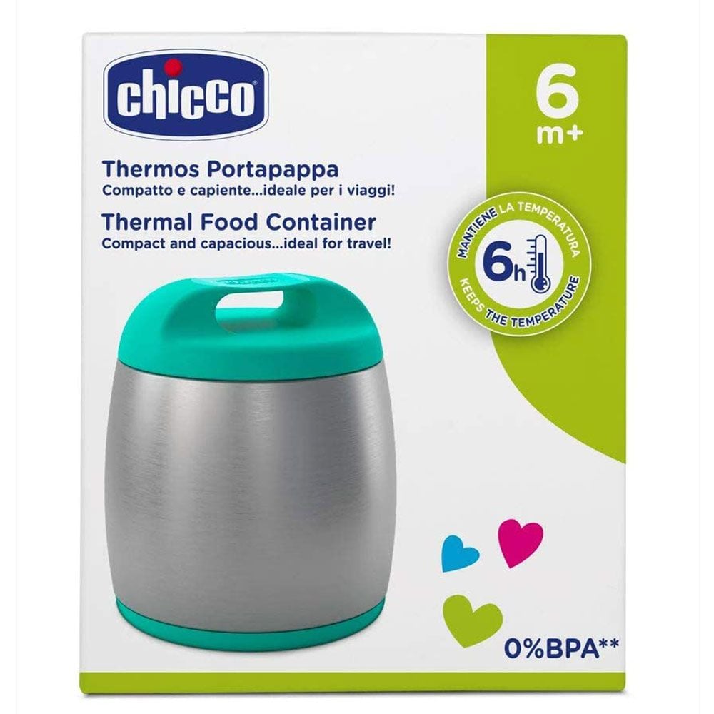 Термоконтейнер для дитячого харчування Chicco, 350 мл, бірюзовий (60182.20) - фото 6