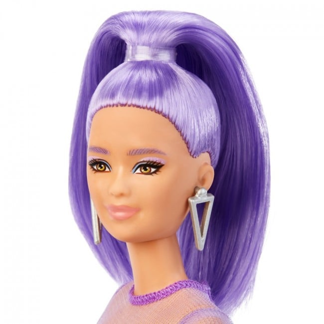 Кукла Barbie Модница в фиолетовых оттенках, 29 см (HBV12) - фото 5