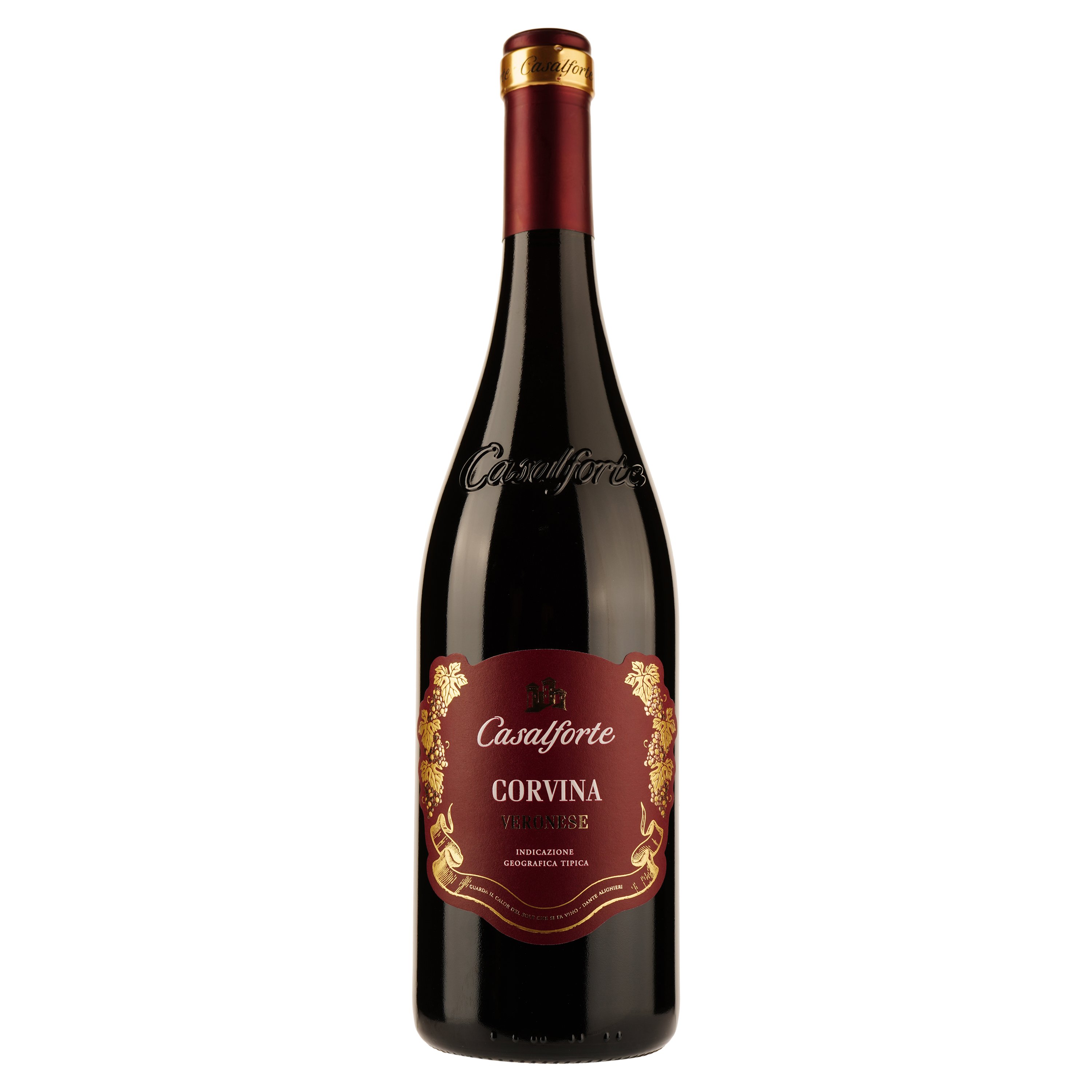 Вино Casalforte Corvina Veronese IGT, красное, сухое, 0,75 л - фото 1