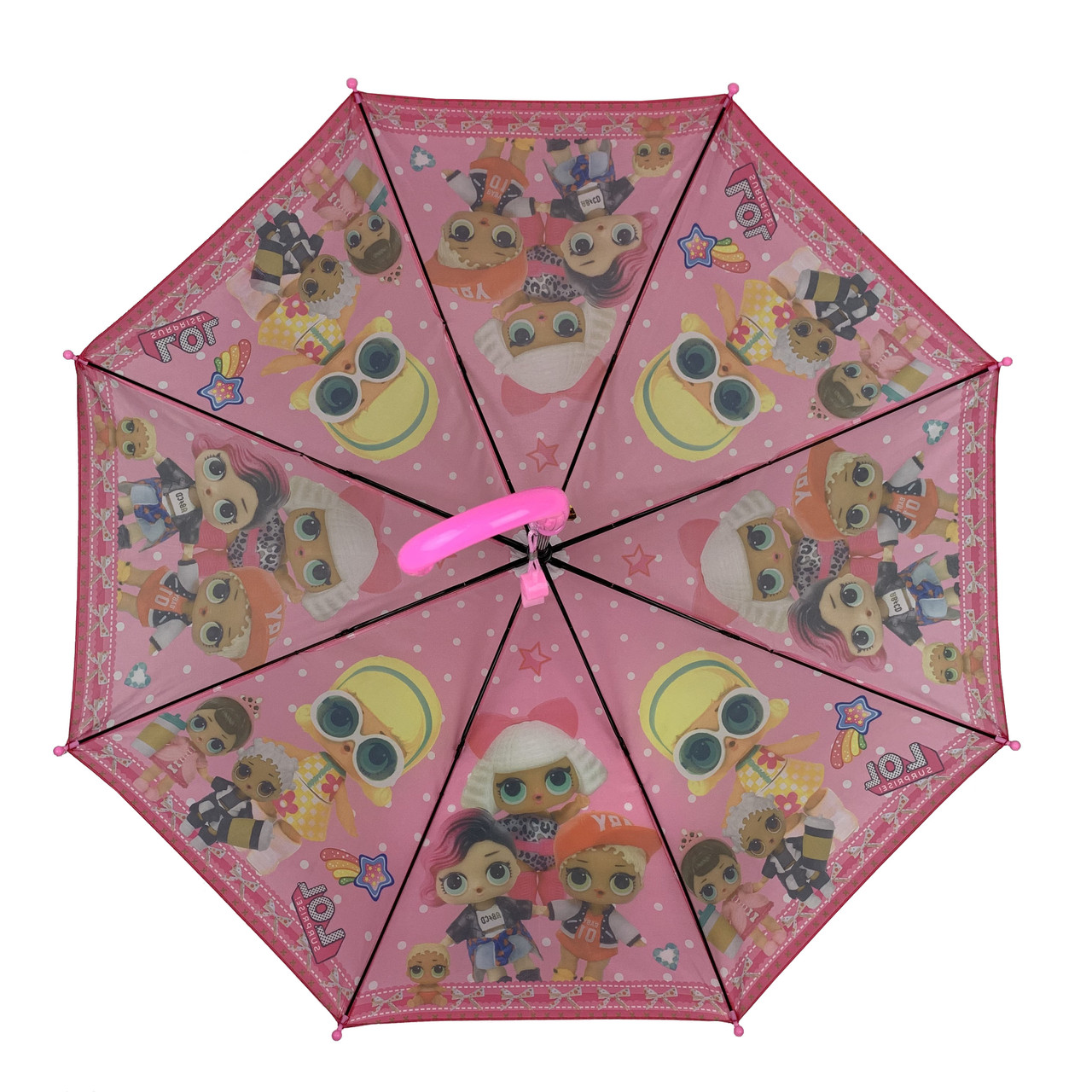 Детский зонт-трость полуавтомат Paolo Rossi 75 см розовый - фото 3