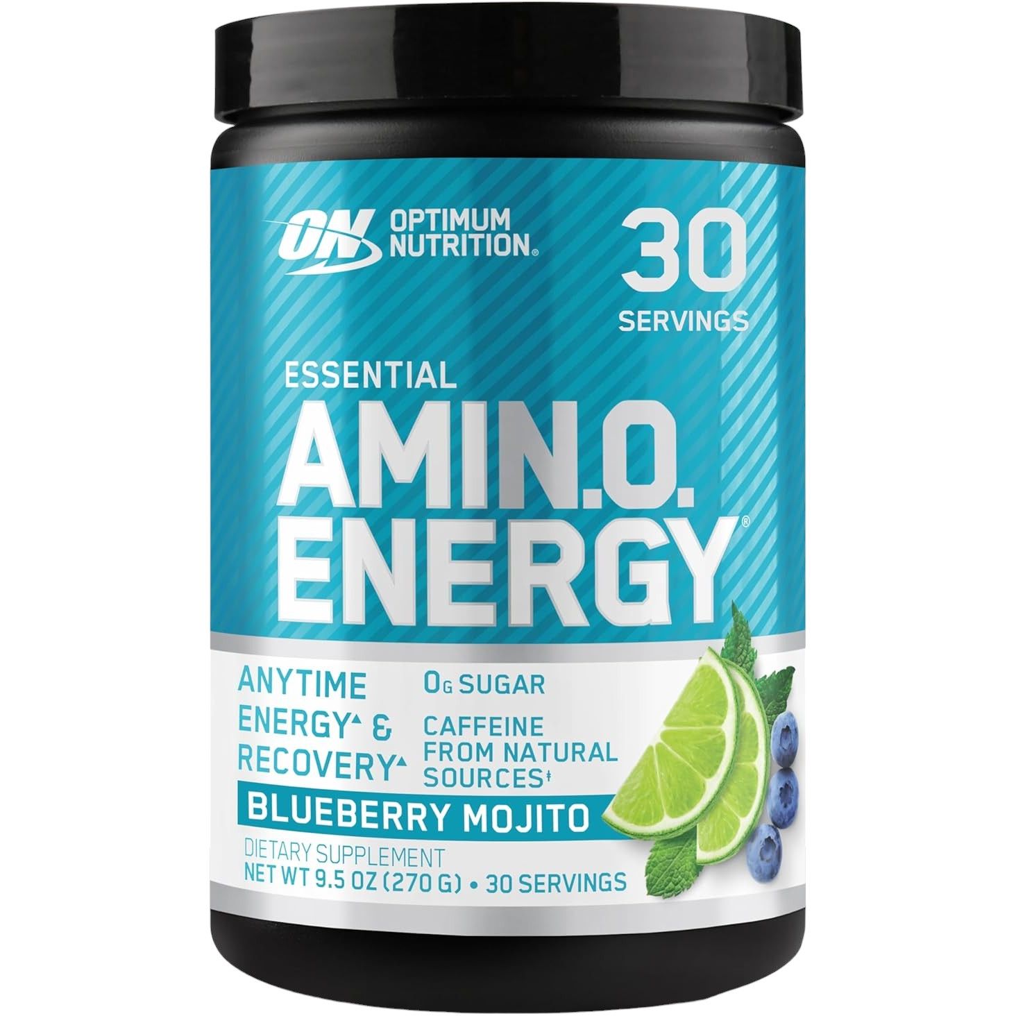 Аминокислотный комплекс Optimum Nutrition Essential Amino Energy Blueberry Mojito 270 г - фото 1