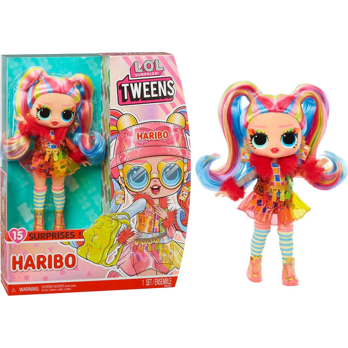 Ігровий набір з лялькою L.O.L. Surprise! Tweens Loves Mini Sweets X Haribo Холли Хэппи (119920) - фото 8