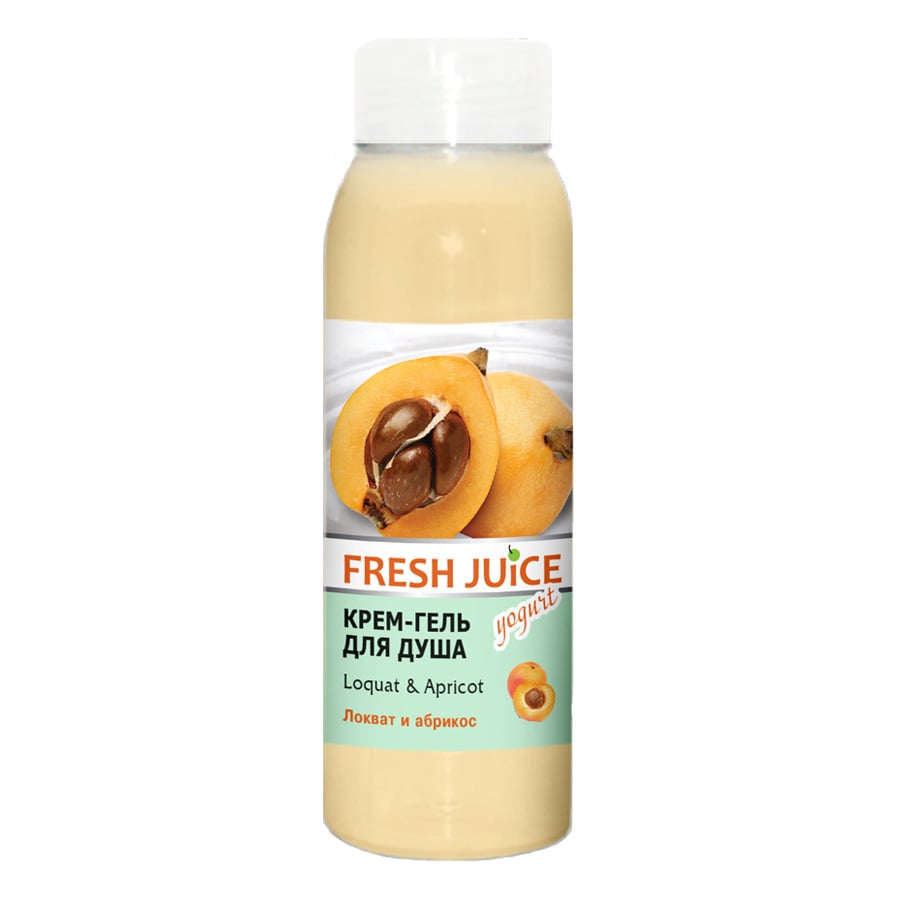 Крем-гель для душу Fresh Juice Loquat & Apricot, 300 мл - фото 1