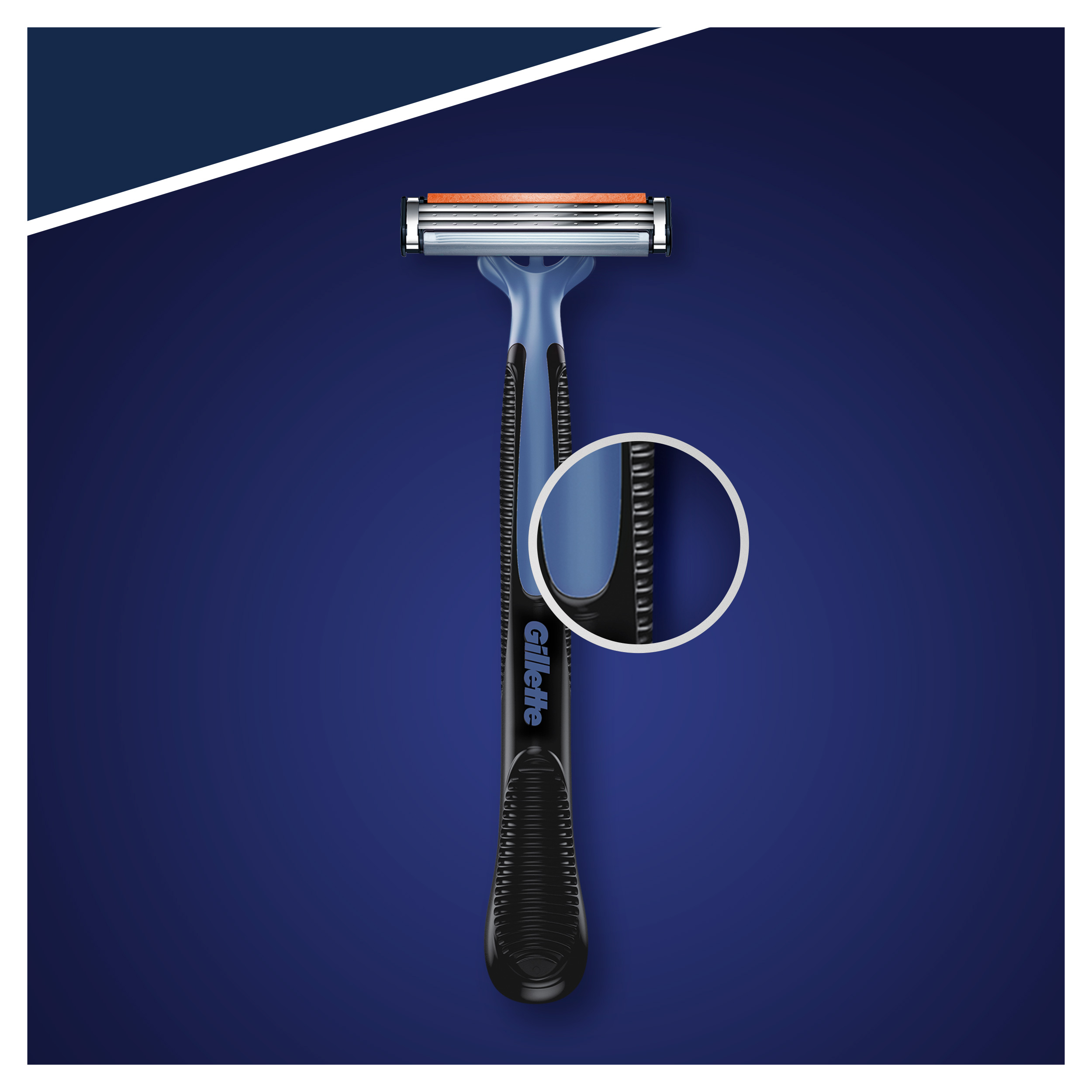 Одноразові станки для гоління Gillette Blue 3 Smooth, чоловічі, 16 шт. - фото 2