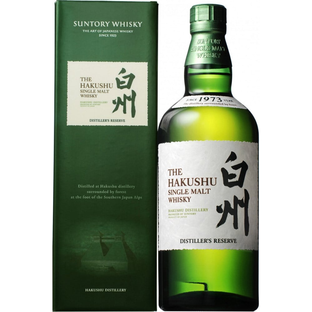 Виски Suntory Hakushu Distiller's Reserve Single Malt Japanese Whisky, 0,7, в подарочной упаковке - фото 1