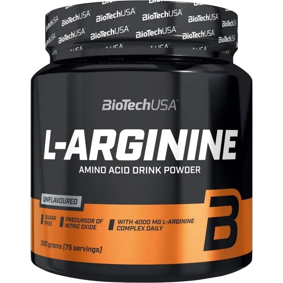 Предтреник BioTech L-Arginine Powder 300 г - фото 1