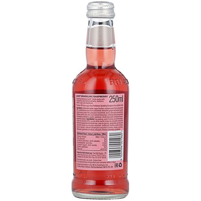 Напій Fentimans Light Sparkle Raspberry безалкогольний 250 мл (815408) - фото 4