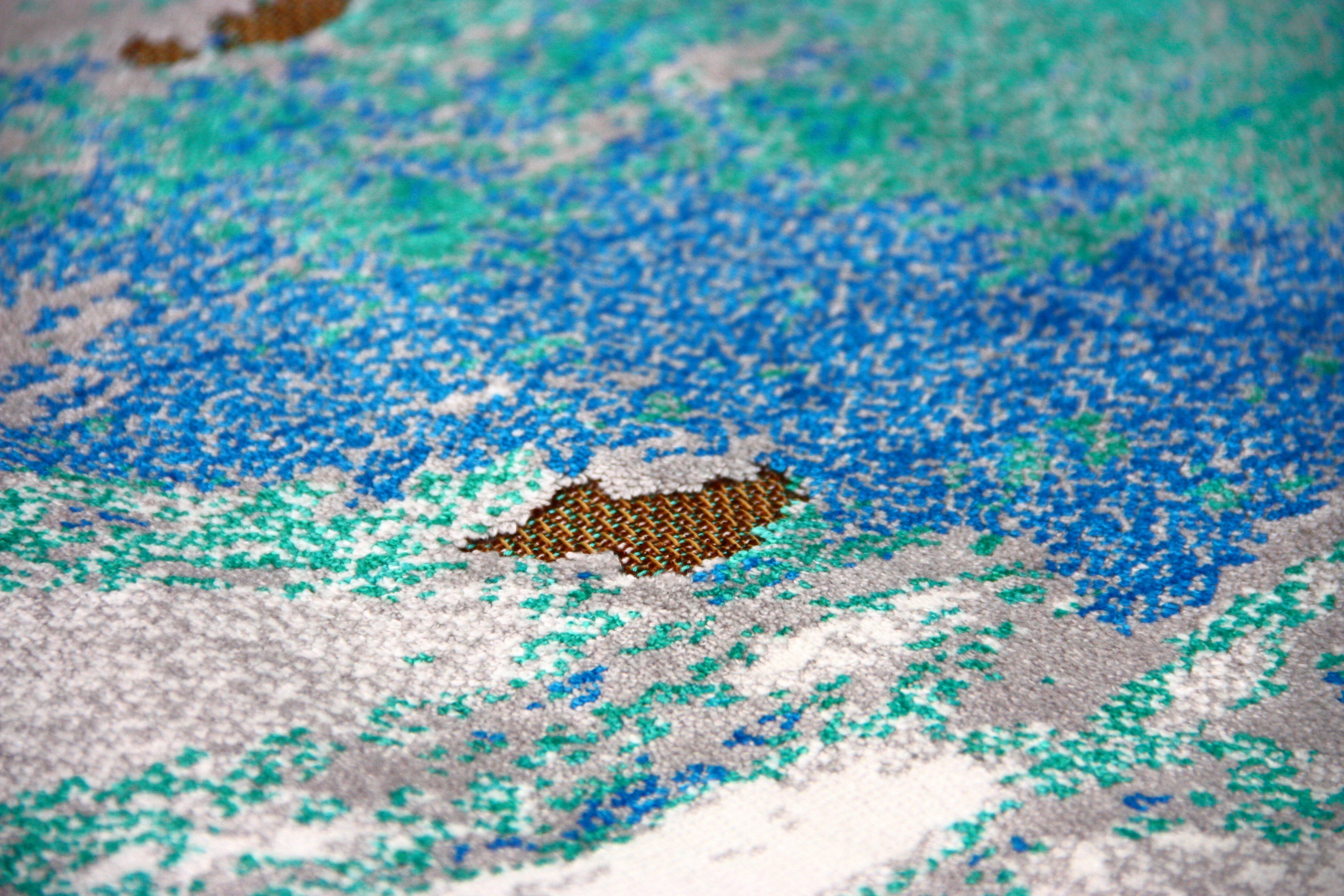 Килим IzziHome Seychelles 525Z, 180х120 см, бірюзовий з синім (2200000554550) - фото 5