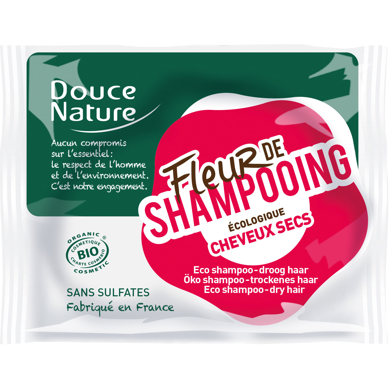 Шампунь для сухих волос Douce Nature Fleur de Shampoo 85 г - фото 1