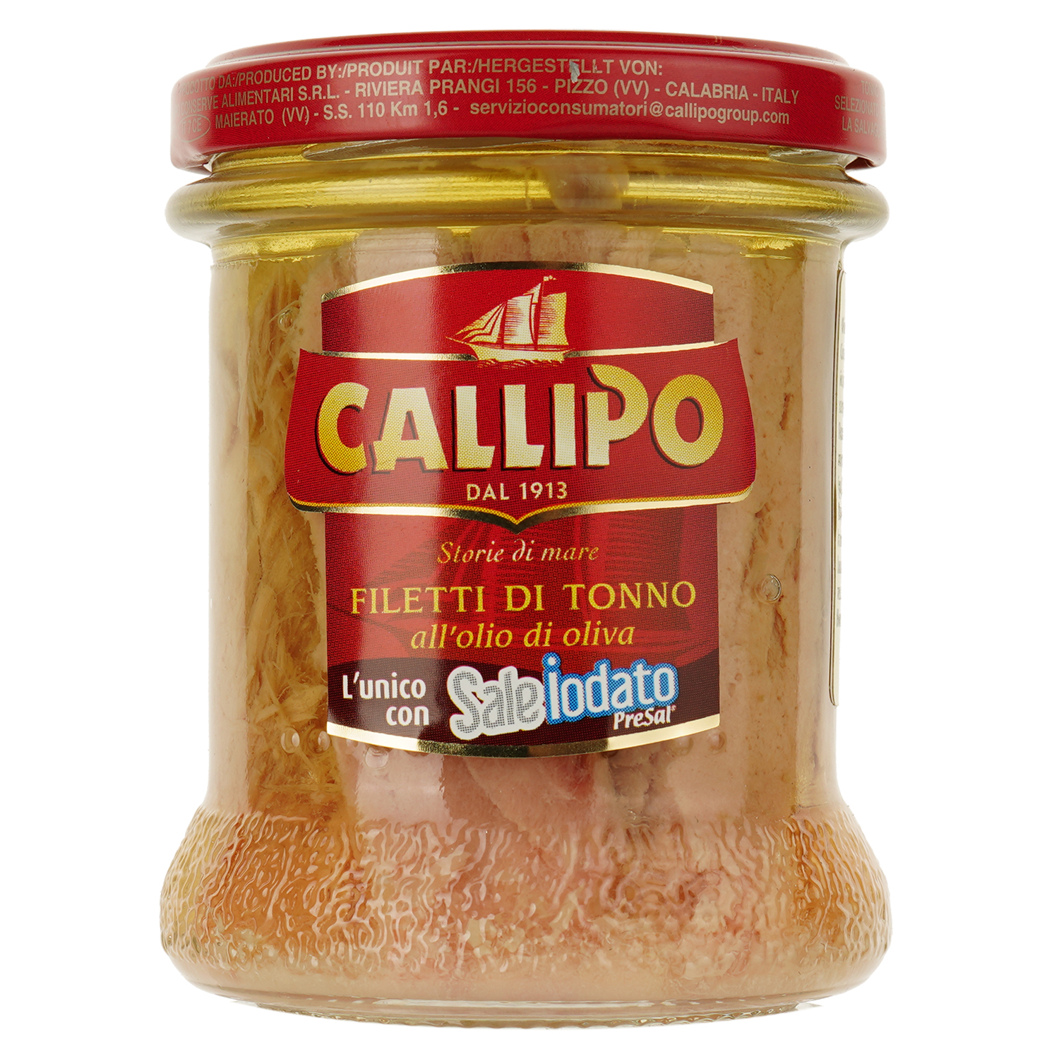 Тунець Callipo філе в оливковій олії 170 г (809535) - фото 1