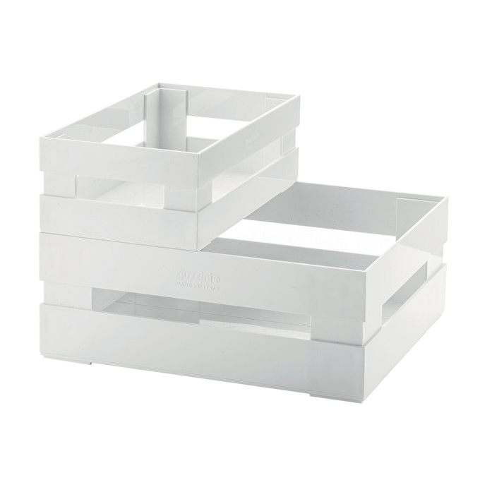 Набір ящиків для зберігання Guzzini, 2 предмети, білий (169501100) - фото 1