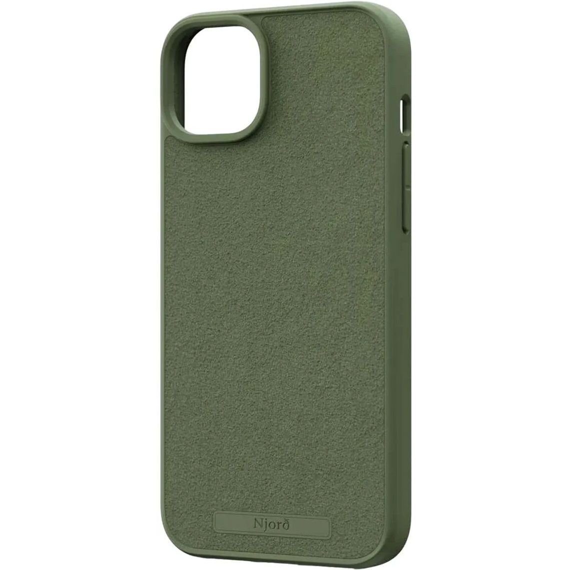 Чохол-накладка Njord Suede MagSafe Case Olive для iPhone 15 - фото 2