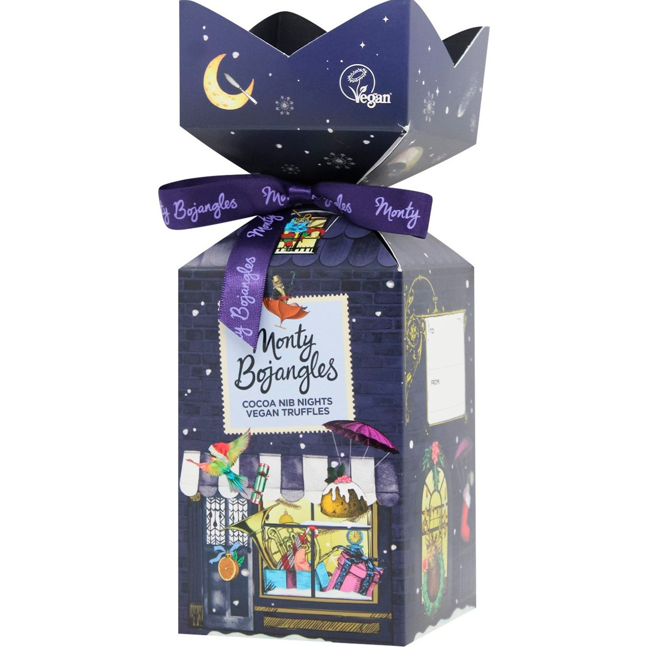 Цукерки Monty Bojangles Cocoa Nib Nights трюфель у подарунковій упаковці 130 г - фото 1