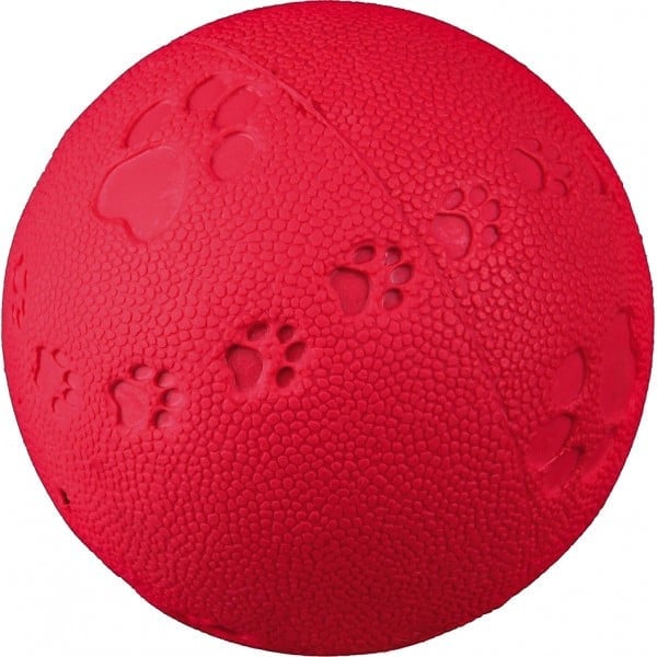 Іграшка для собак Trixie М'яч литий з пищалкою, 9,5 см, в асортименті (34863) - фото 2