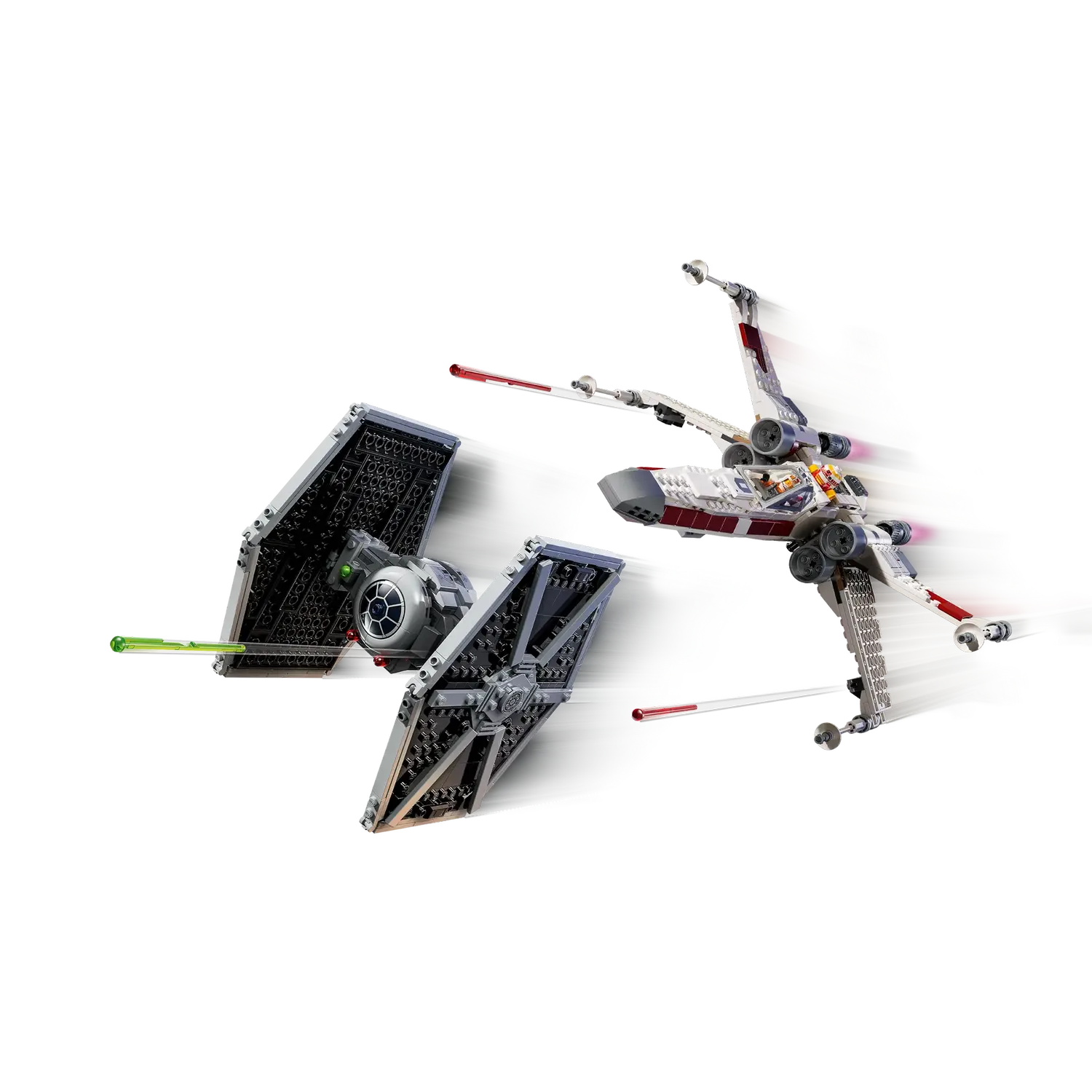 Конструктор LEGO Star Wars Збірний пакет Винищувач TIE і Корабель X-wing 1063 деталі (75393) - фото 8