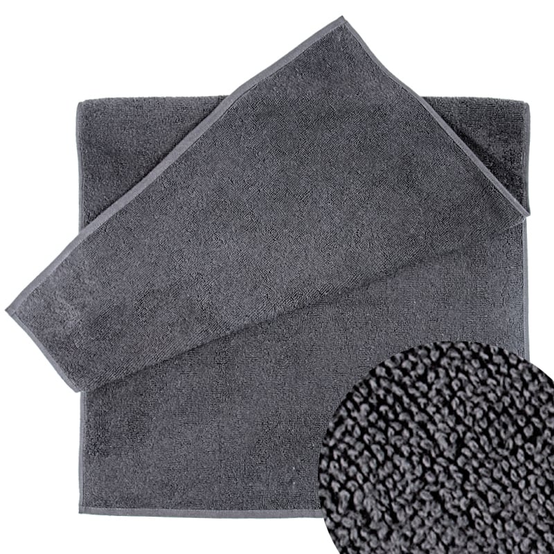 Рушник махровий Ярослав ЯР-500, 40х70 см, темно-сірий (41088) - фото 1