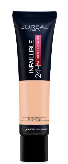 Тональний крем L’Oréal Paris Infaillible Matte 24H Матове покриття, відтінок 115, 30 мг (A9954800) - фото 1