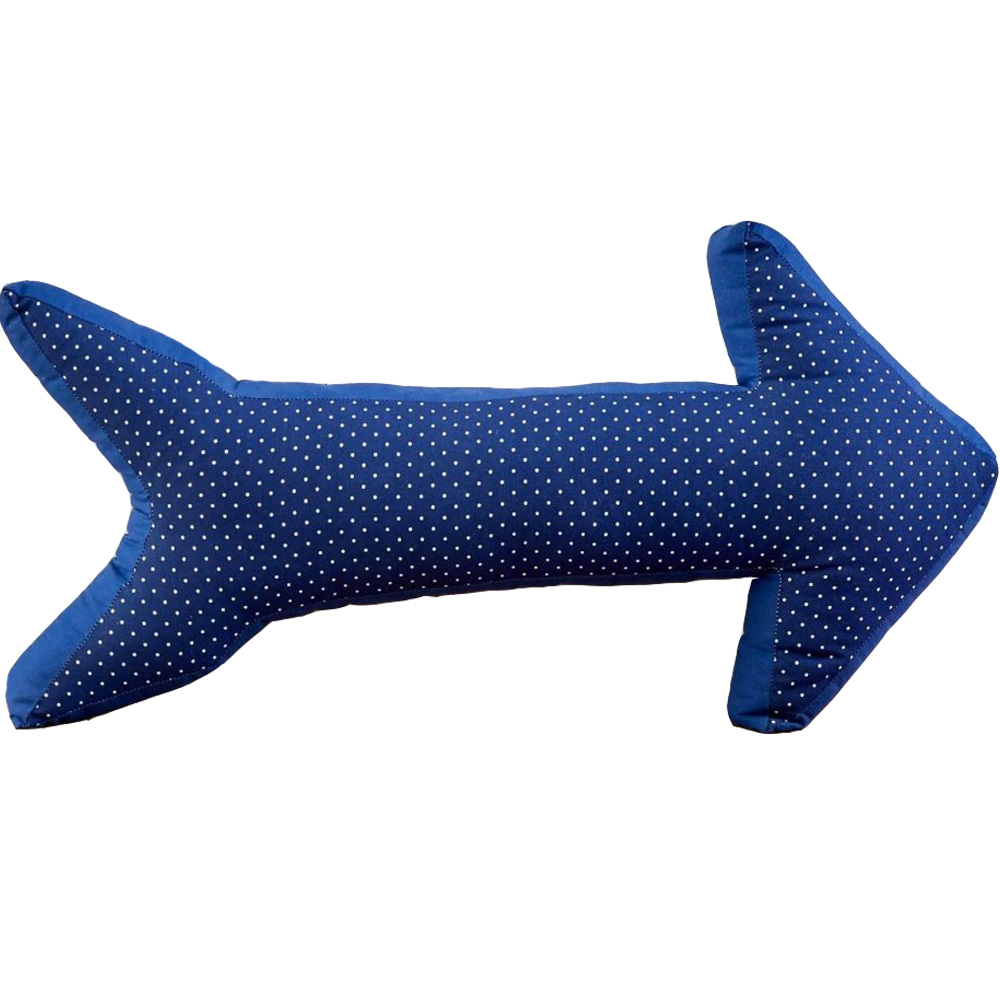 Декоративна подушка Sarah Anderson Arrow 3D, 53х26 см, синя (svt-2000022315821) - фото 1