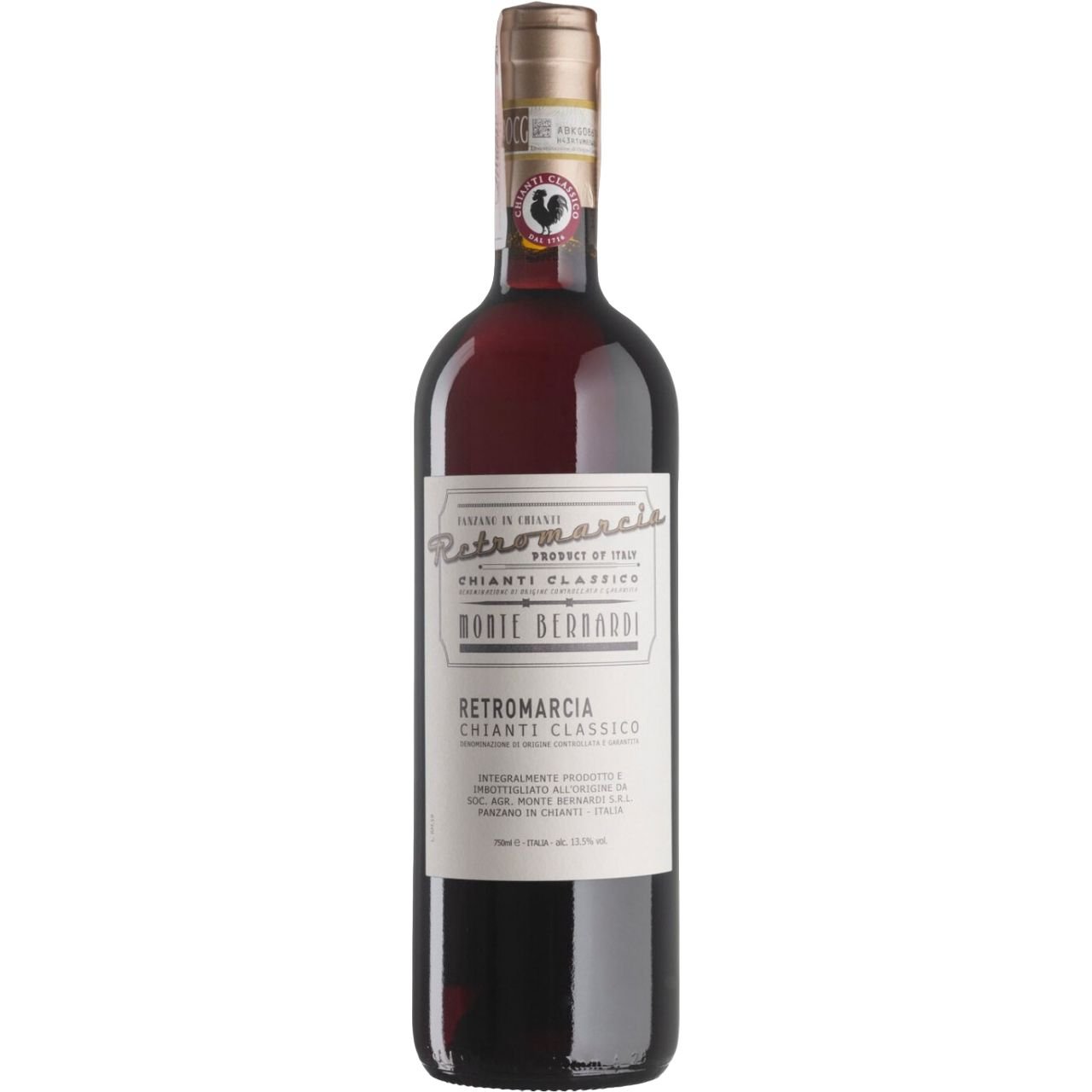 Вино Monte Bernardi Retromarcia червоне сухе 0.75 л - фото 1