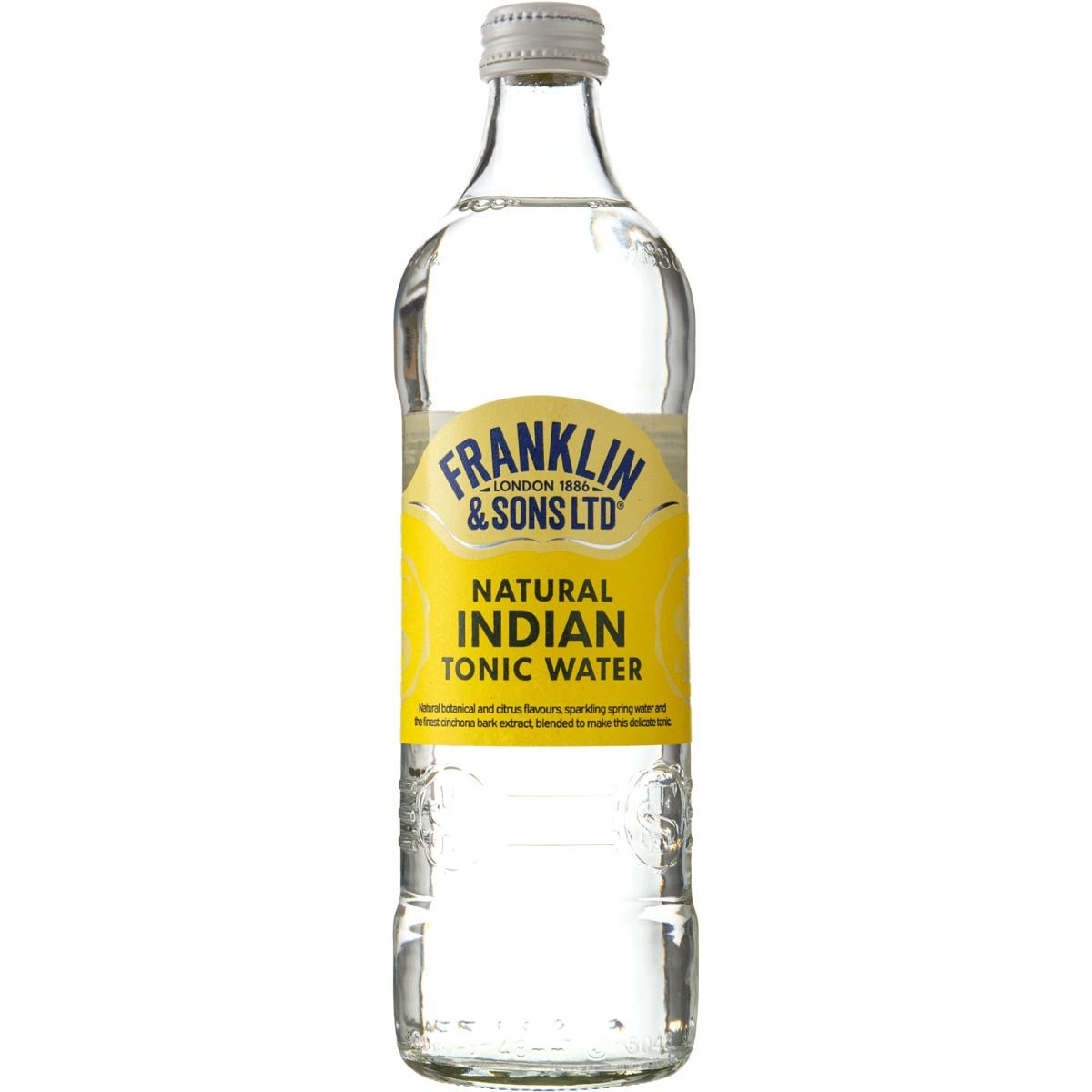 Напиток Franklin & Sons Natural Indian Tonic Water безалкогольный 0.5 л (45796) - фото 1