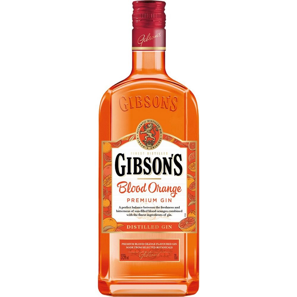 Джин Gibson's Blood Orange, 37,5%, 0,7 л - фото 1