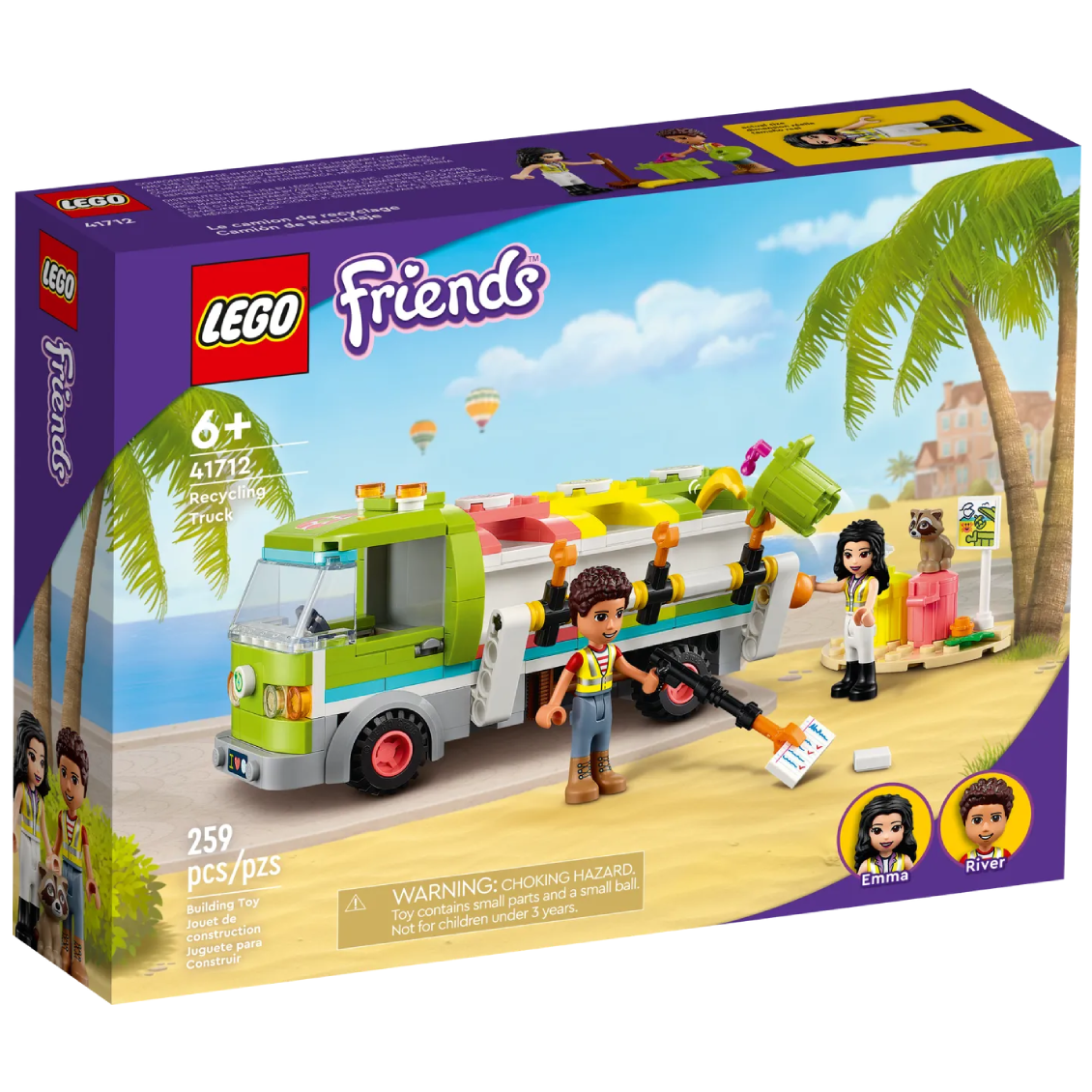 Конструктор LEGO Friends Сміттєпереробна вантажівка, 259 деталей (41712) - фото 1