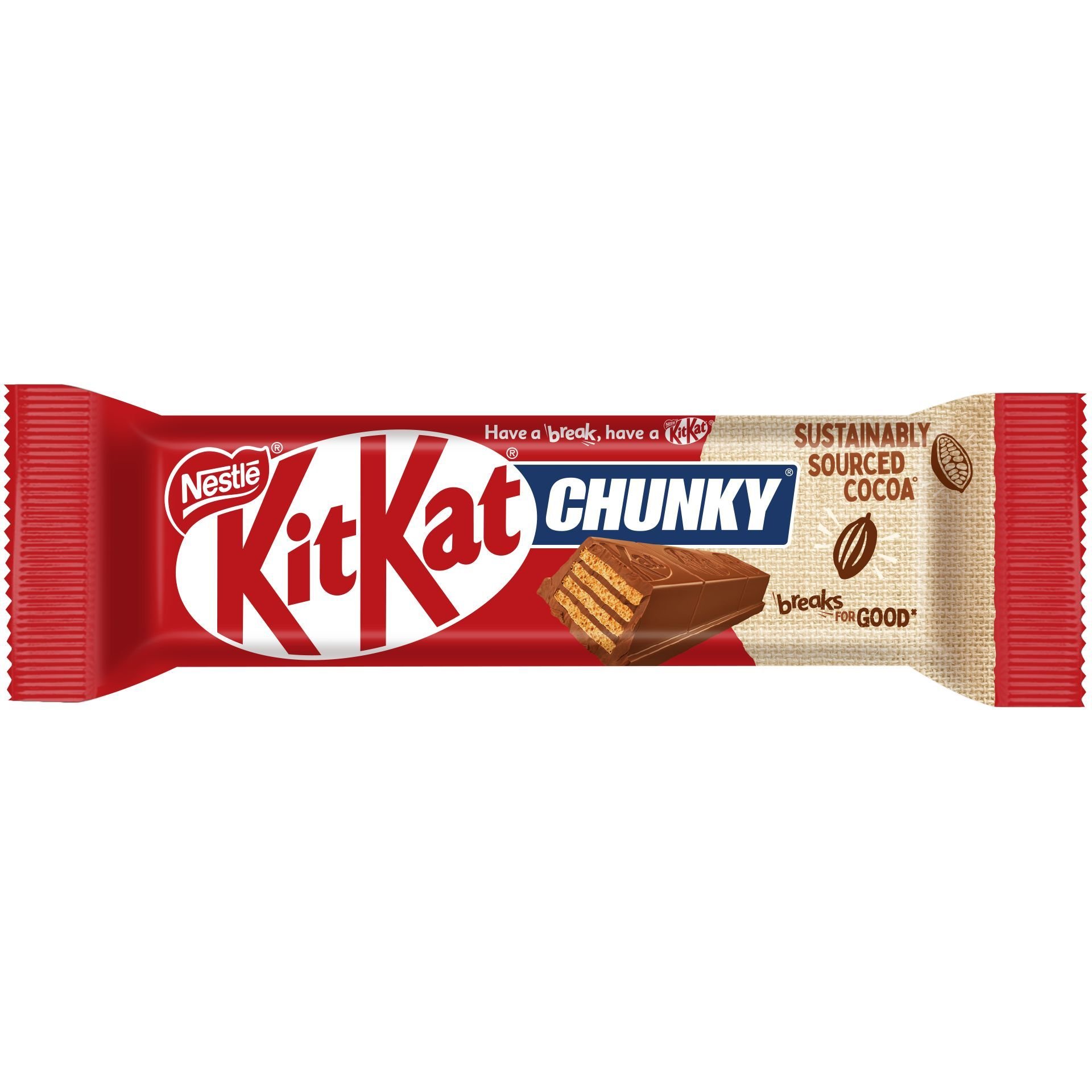 Батончик KitKat Chunky молочний 40 г - фото 1