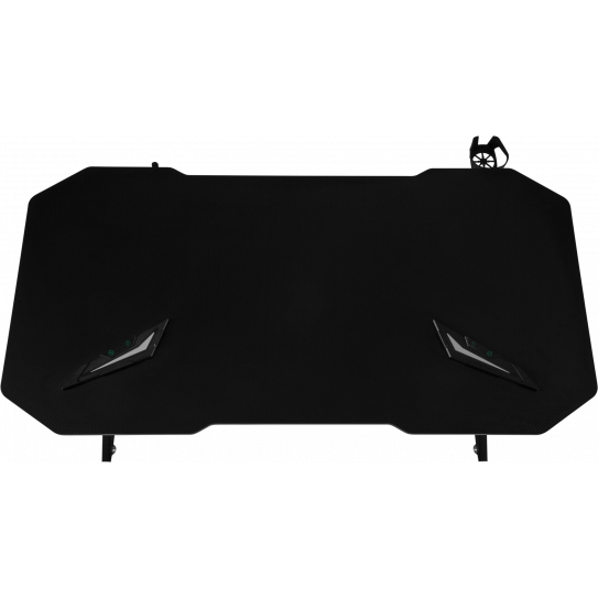 Геймерский компьютерный стол GT Racer T-1211, 120x60x73 Black (T-1211 (120x60x73) Black) - фото 8