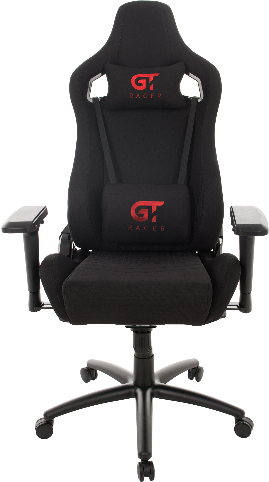 Геймерское кресло GT Racer черное (X-0712 Shadow Black) - фото 1