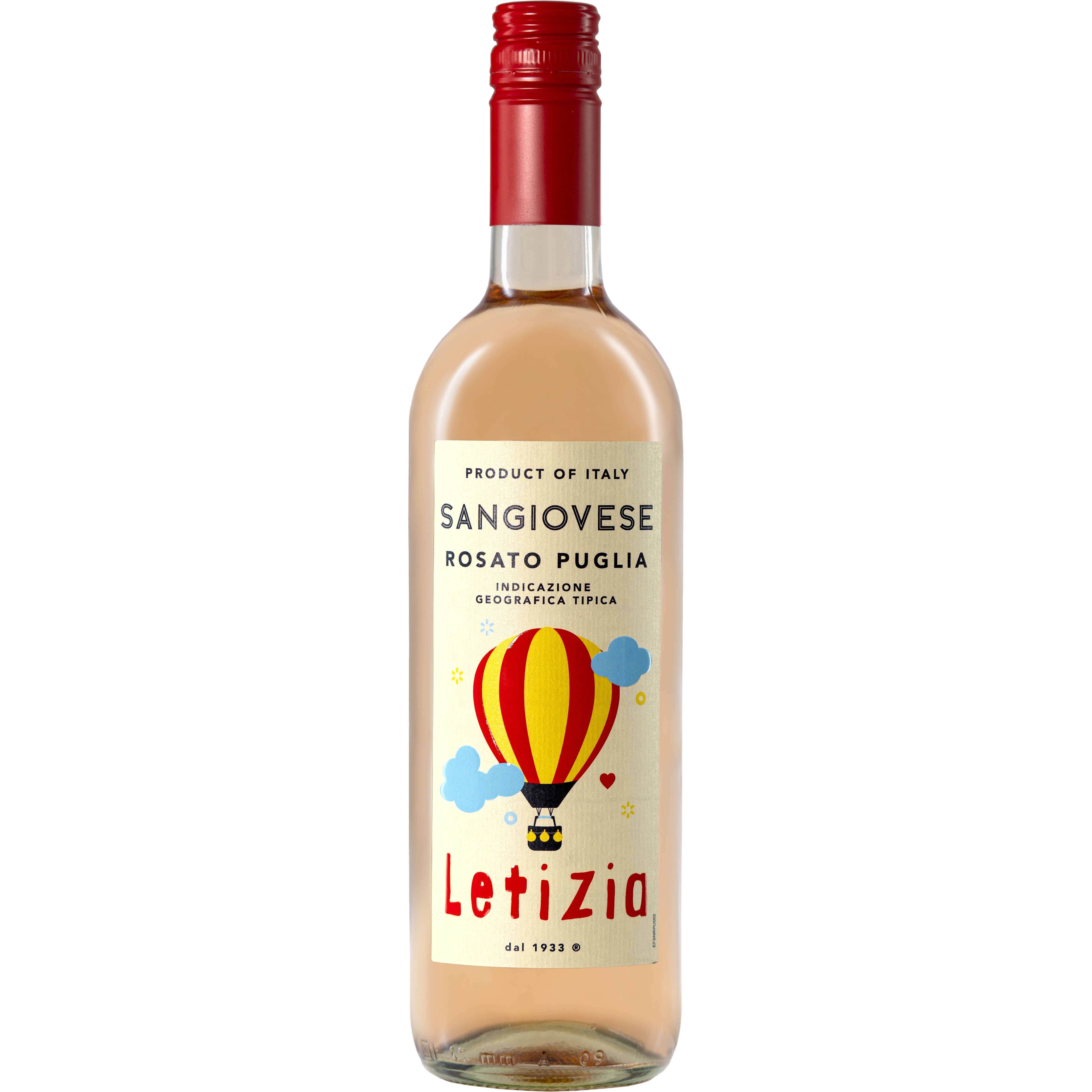Вино Letizia Sangiovese Rosato IGT Puglia розовое полусладкое 0.75 л - фото 1