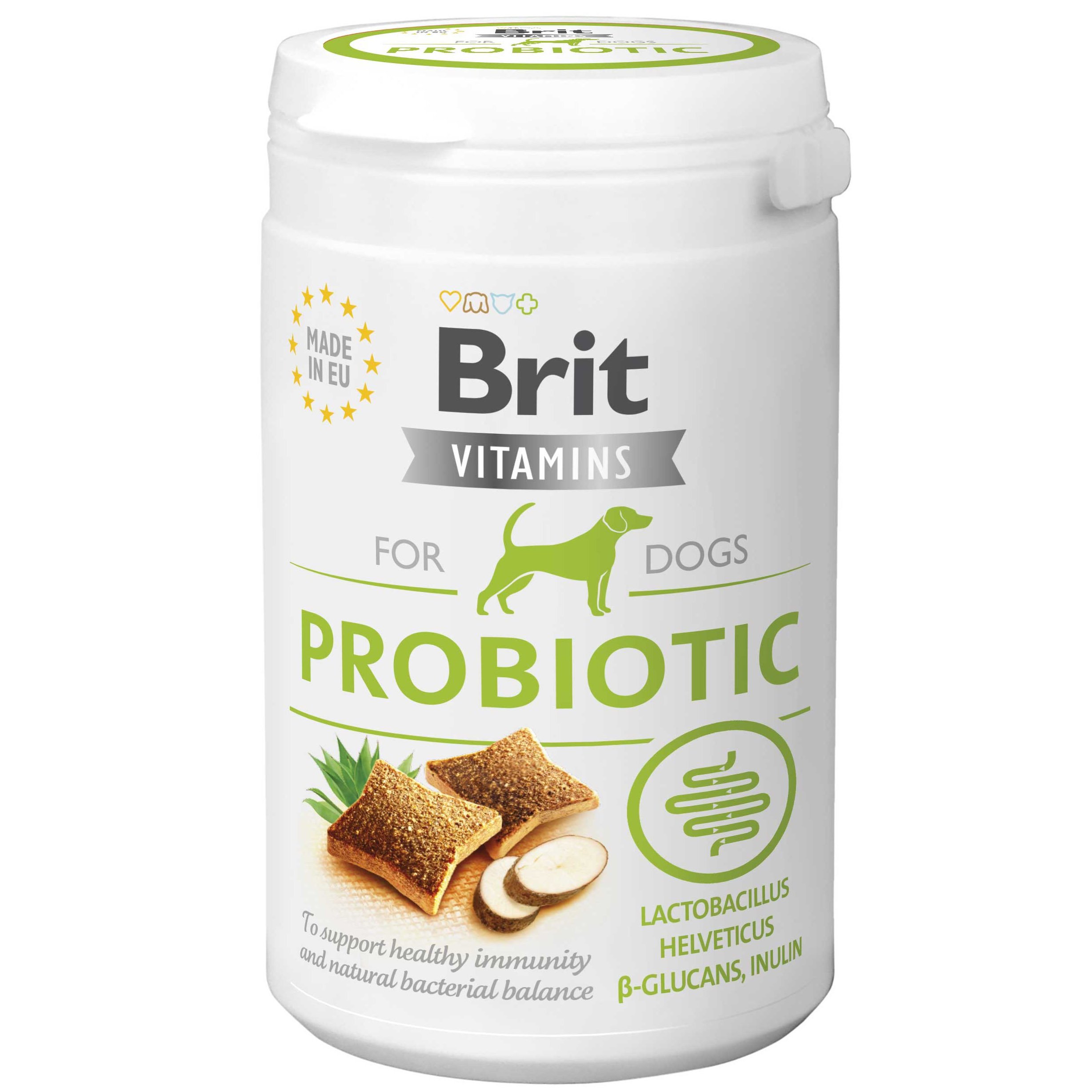 Витамины для собак Brit Vitamins Probiotic с пробиотиками 150 г - фото 1